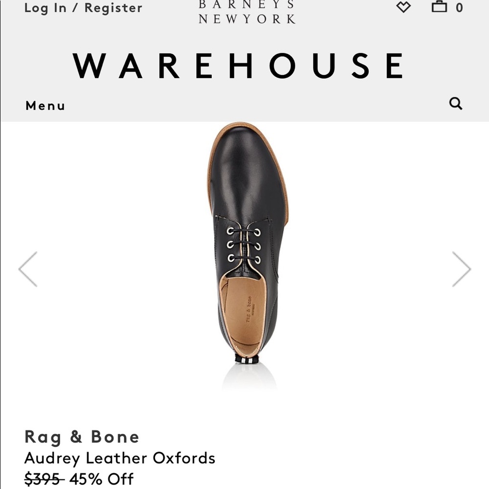Rag & Bone Oxford shoes size 37